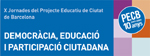 Declaraci� de les X Jornades del Projecte Educatiu de Ciutat de Barcelona